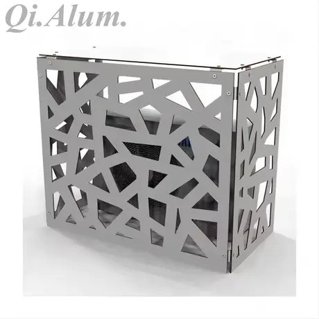 Quels éléments doivent être pris en compte lors de l'installation des couvercles d'air conditionné en aluminium ?