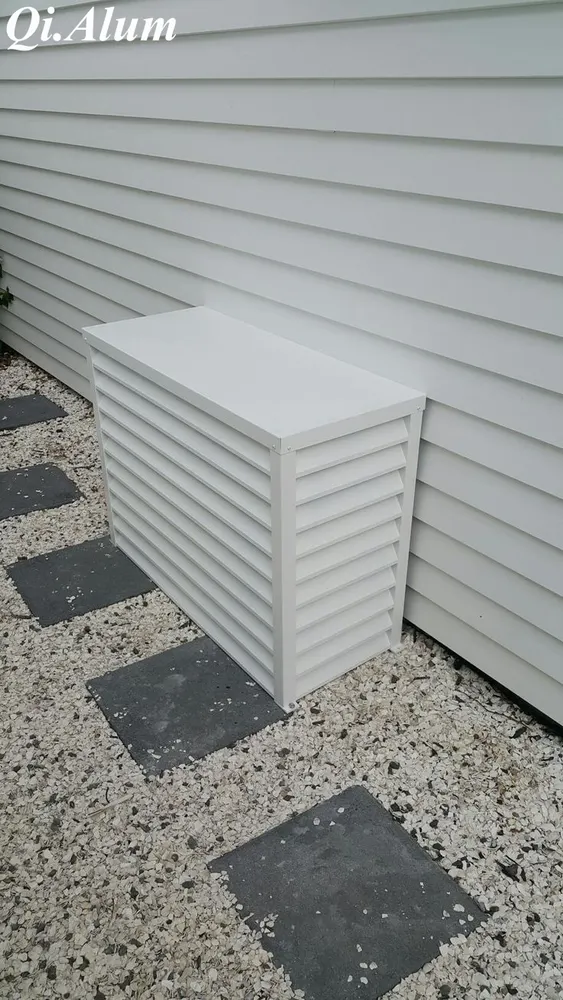 Solution de protection résistante aux intempéries pour couverture d'unité de climatisation en aluminium — Foshan Qi Aluminum Decorative Materials Co., Ltd