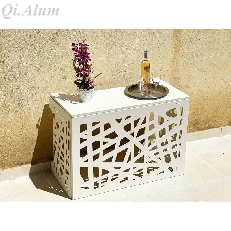 Coffrages climatisation en aluminium : protection et design réunis — Foshan Qi Aluminum Decorative Materials Co. Ltd