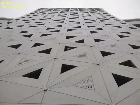Panneaux de façade en aluminium massif pour architecture moderne